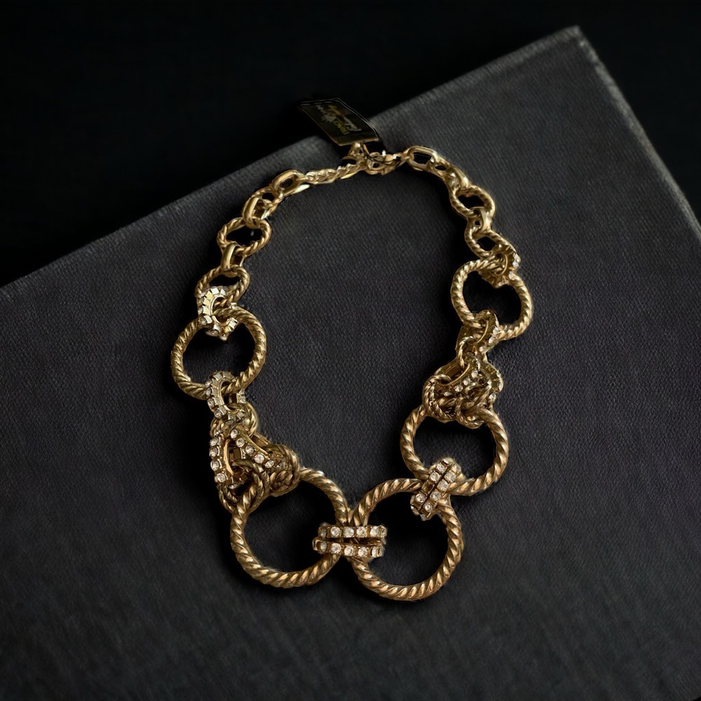 Traci Lynn Gold-Tone Statement Necklace